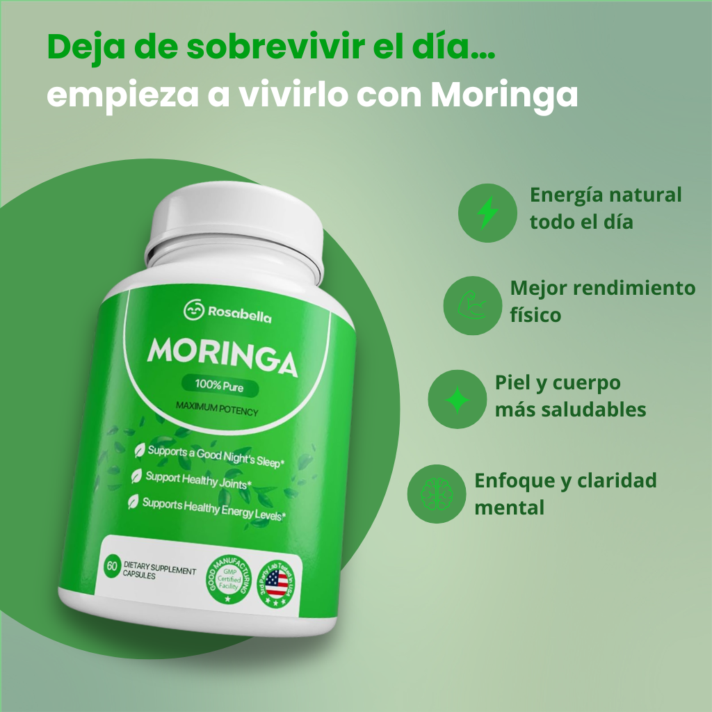 Moringa en Capsulas 100% Pura