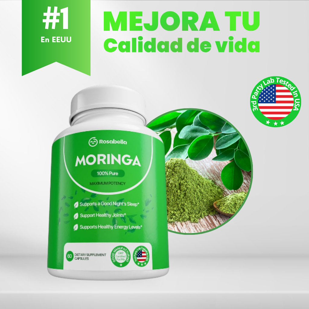 Moringa en Capsulas 100% Pura